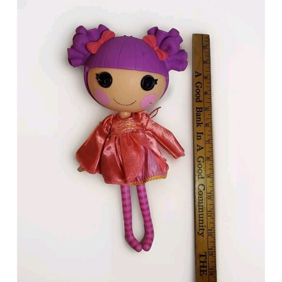 LALALOOPSY Lady Doll 12" 2009 MGA purple hair with dress and no shoes :( - Picture 5 of 11